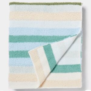 Pillowfort Striped Knit Throw blanket